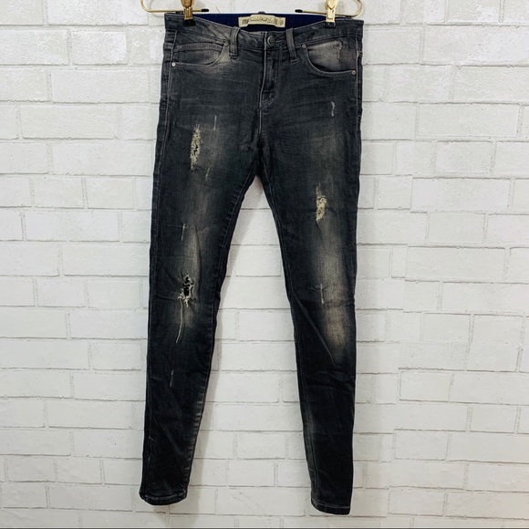 Zara Denim - 🎯 ZARA TRF GRAY DISTRESSED SKINNY JEANS 2